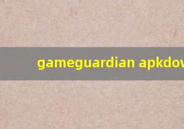 gameguardian apkdownload